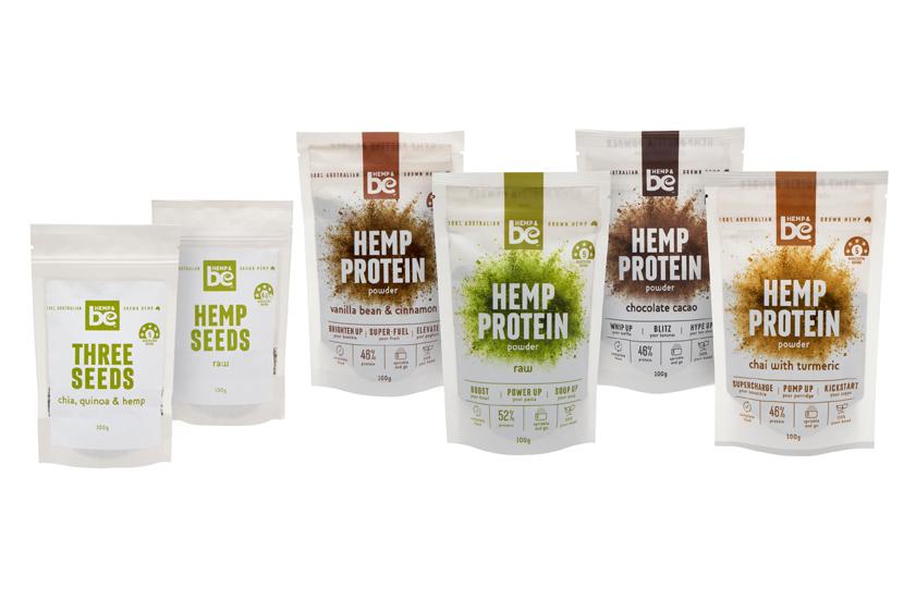 HEMP & be hemp food range